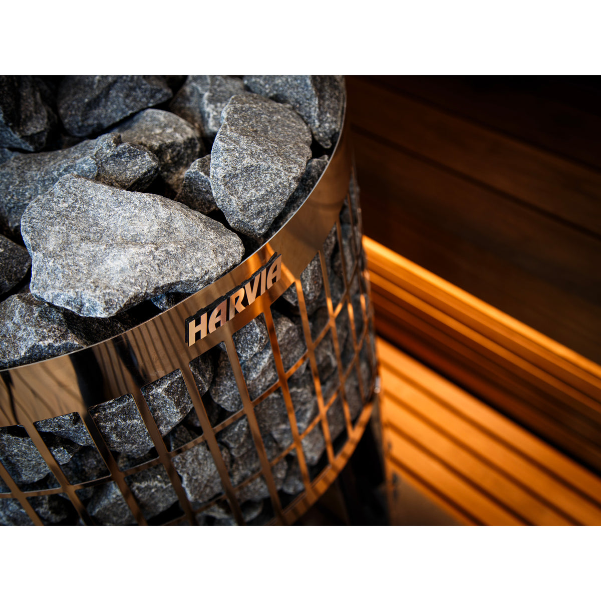 Harvia Cilindro 16 Wood-Burning Sauna Stove – 16 kW, Stainless Steel — detail view 2