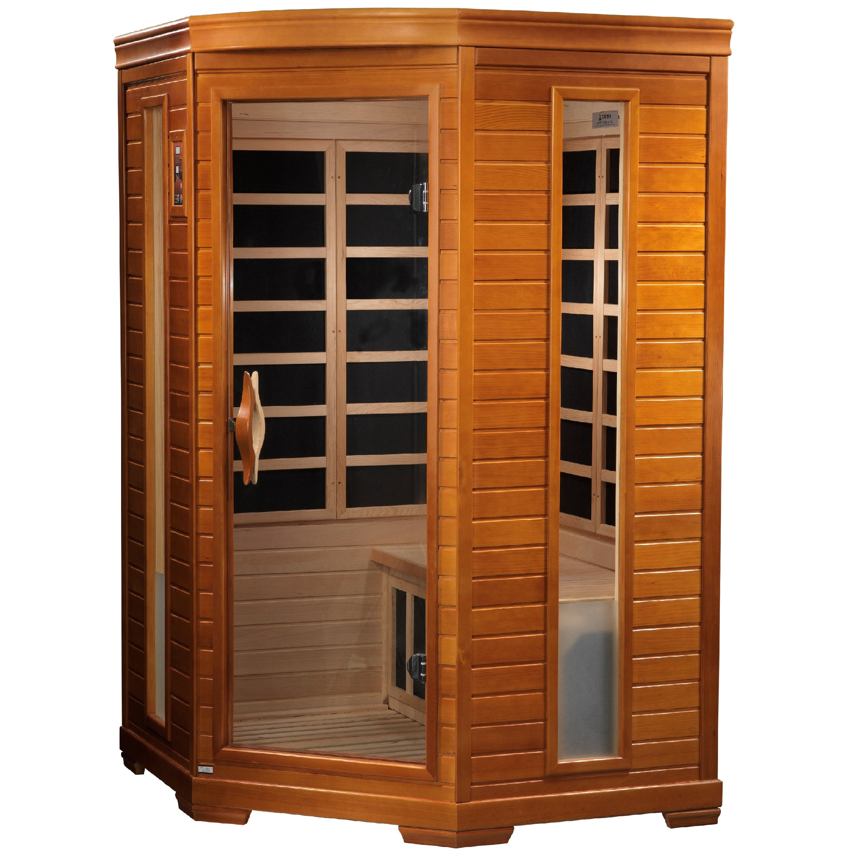 Dynamic "Heming" 2 Person Corner Ultra Low EMF FAR Infrared Sauna (DYN-6225-02 Elite)