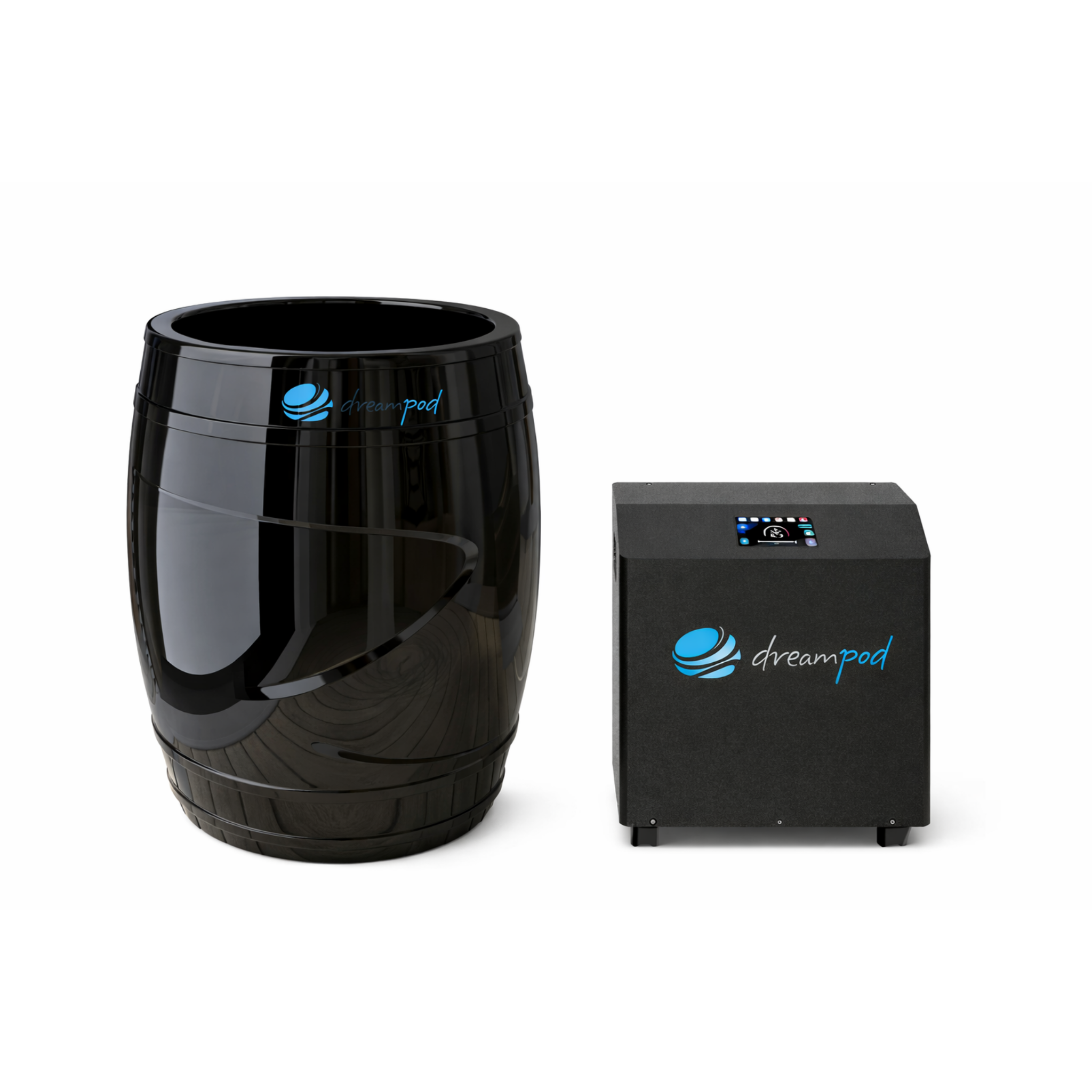Dreampod Cold Plunge Barrel with Chiller (Black)