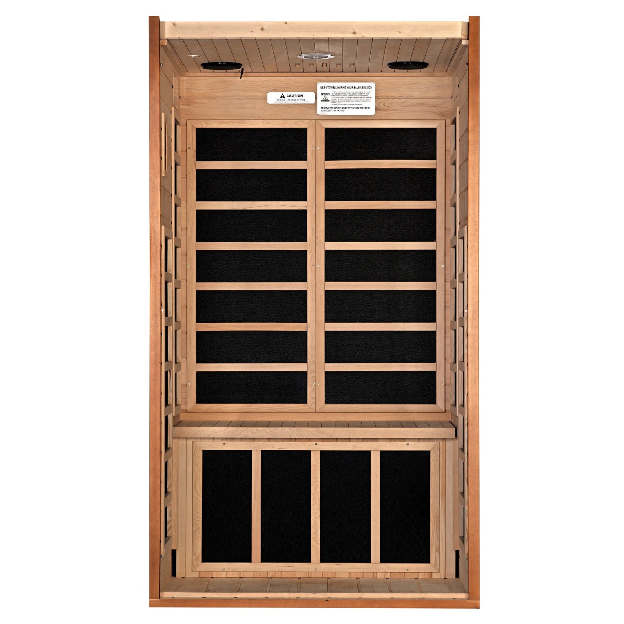 Dynamic “Avila” 1–2 Person Low EMF FAR Infrared Sauna (DYN-6103-01)