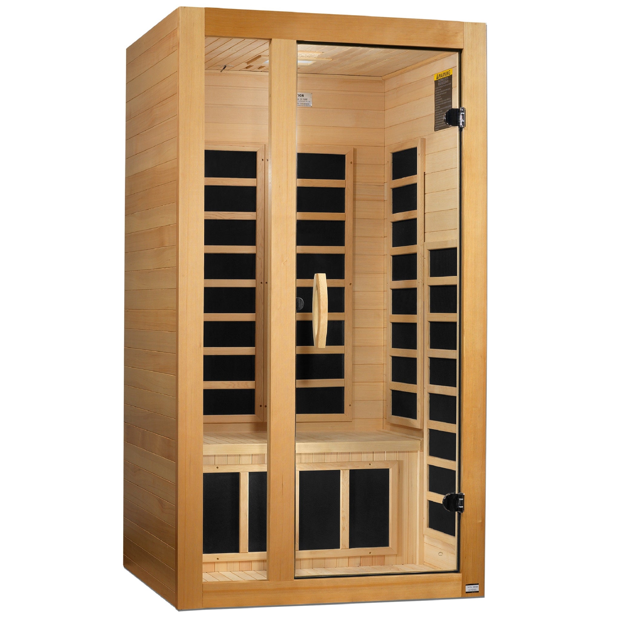 Dynamic "Gracia Elite" 1-2 Person Ultra Low EMF FAR Infrared Sauna (DYN-6119-01 Elite)
