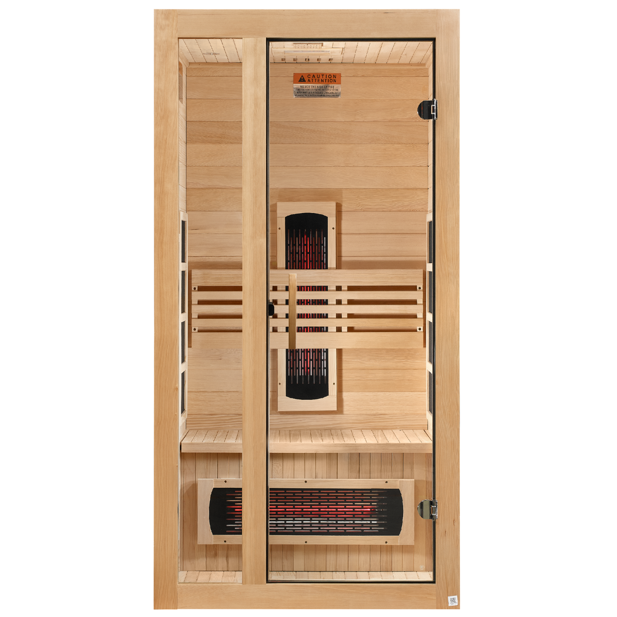 Dynamic Gracia 1-2 Person Full Spectrum Near Zero EMF FAR Infrared Sauna – DYN-6119-03 FS