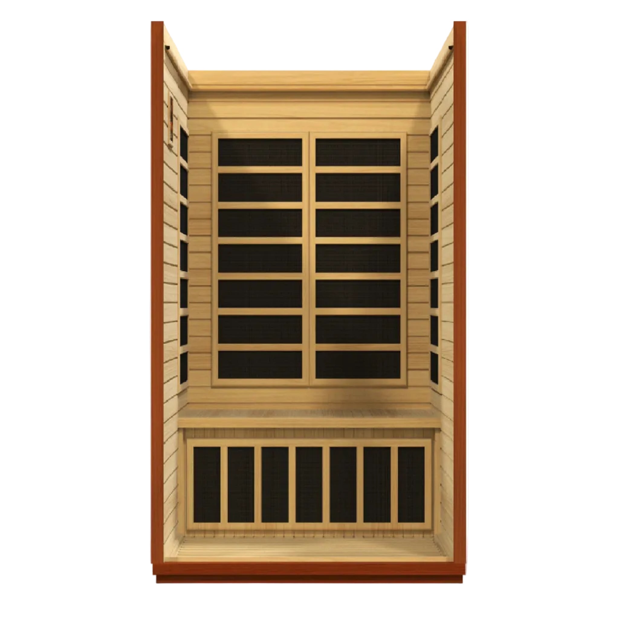 Dynamic “San Marino” 2 Person Low EMF FAR Infrared Sauna (DYN-6206-01)