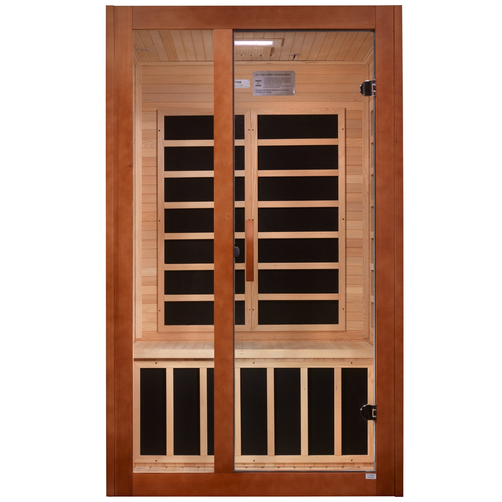 Dynamic "Santiago Elite" 2 Person Ultra Low EMF FAR Infrared Sauna (DYN-6209-02 Elite)
