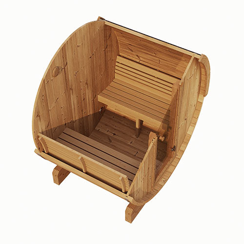 SaunaLife Model E6 – ERGO-Series Outdoor Sauna Barrel (Up to 3 Persons)