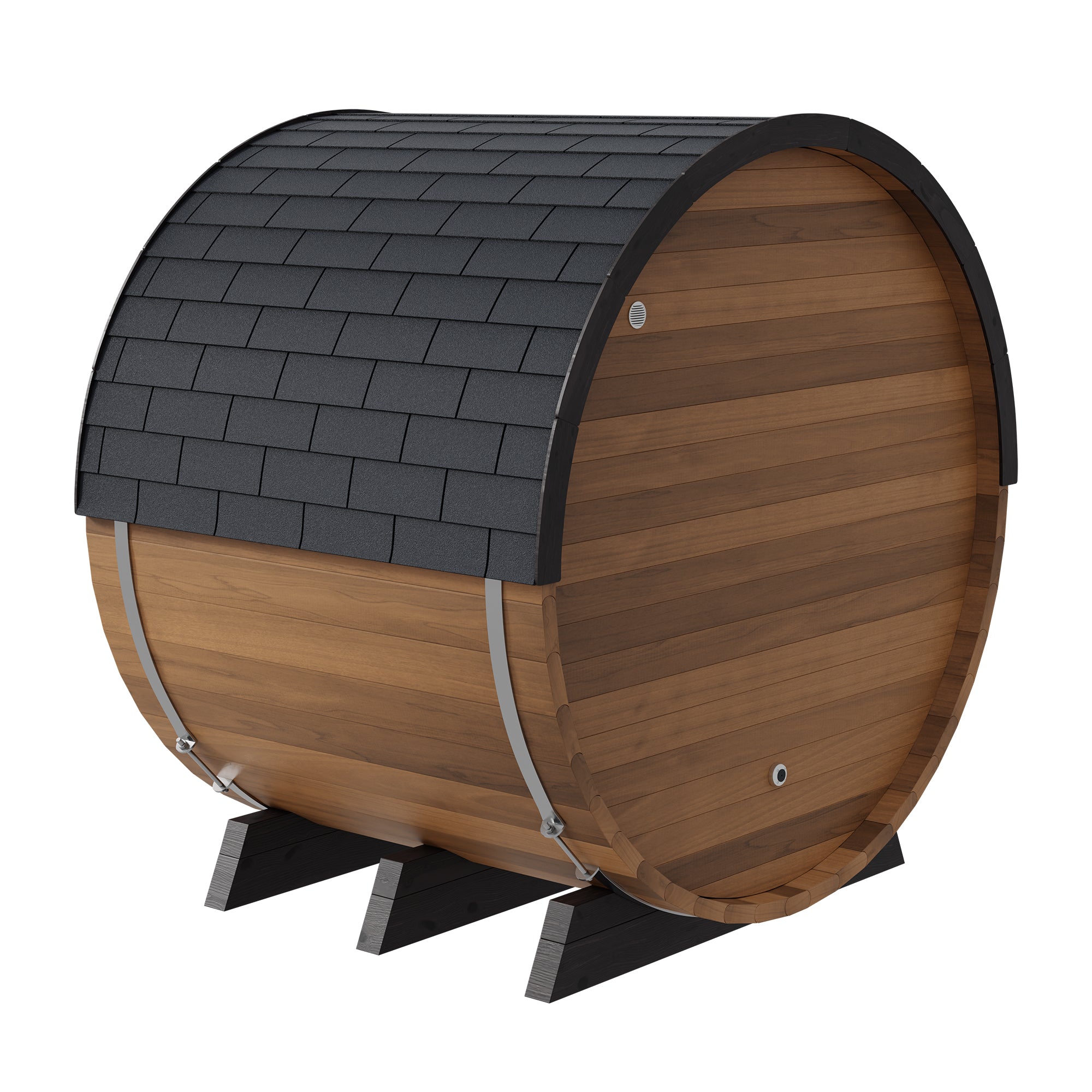 Finnmark FD-6 Cedar Combination Barrel Sauna (4-Person)
