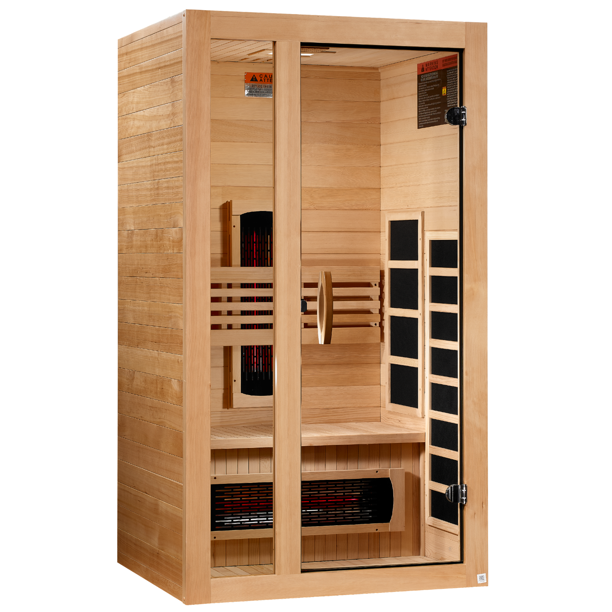 Dynamic Gracia 1-2 Person Full Spectrum Near Zero EMF FAR Infrared Sauna – DYN-6119-03 FS