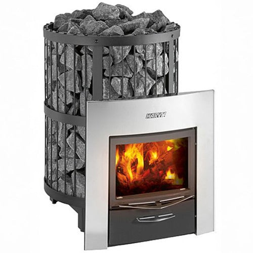 Harvia Legend 240 Duo Wood-Burning Sauna Stove & Fireplace