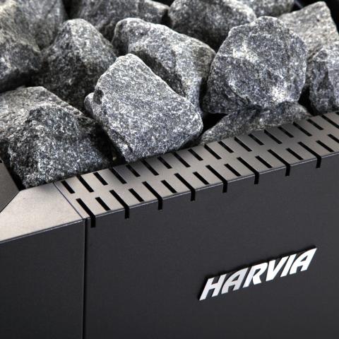 Harvia Linear 16 Black 17.9kW Wood-Burning Sauna Stove