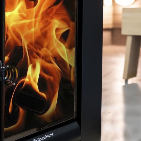 Harvia Linear 22 GreenFlame 15.7kW Wood-Burning Sauna Stove