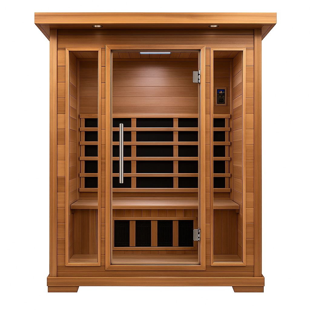 RecoveryLux Oakland 2-Person Outdoor Full-Spectrum Infrared Sauna