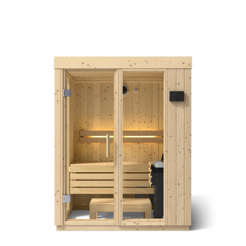 Kohler C1 Indoor Sauna Kit – Scandinavian Spruce (Up to 5 Persons)