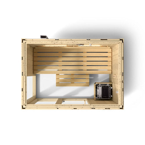 Kohler C1 Indoor Sauna Kit – Scandinavian Spruce (Up to 5 Persons)