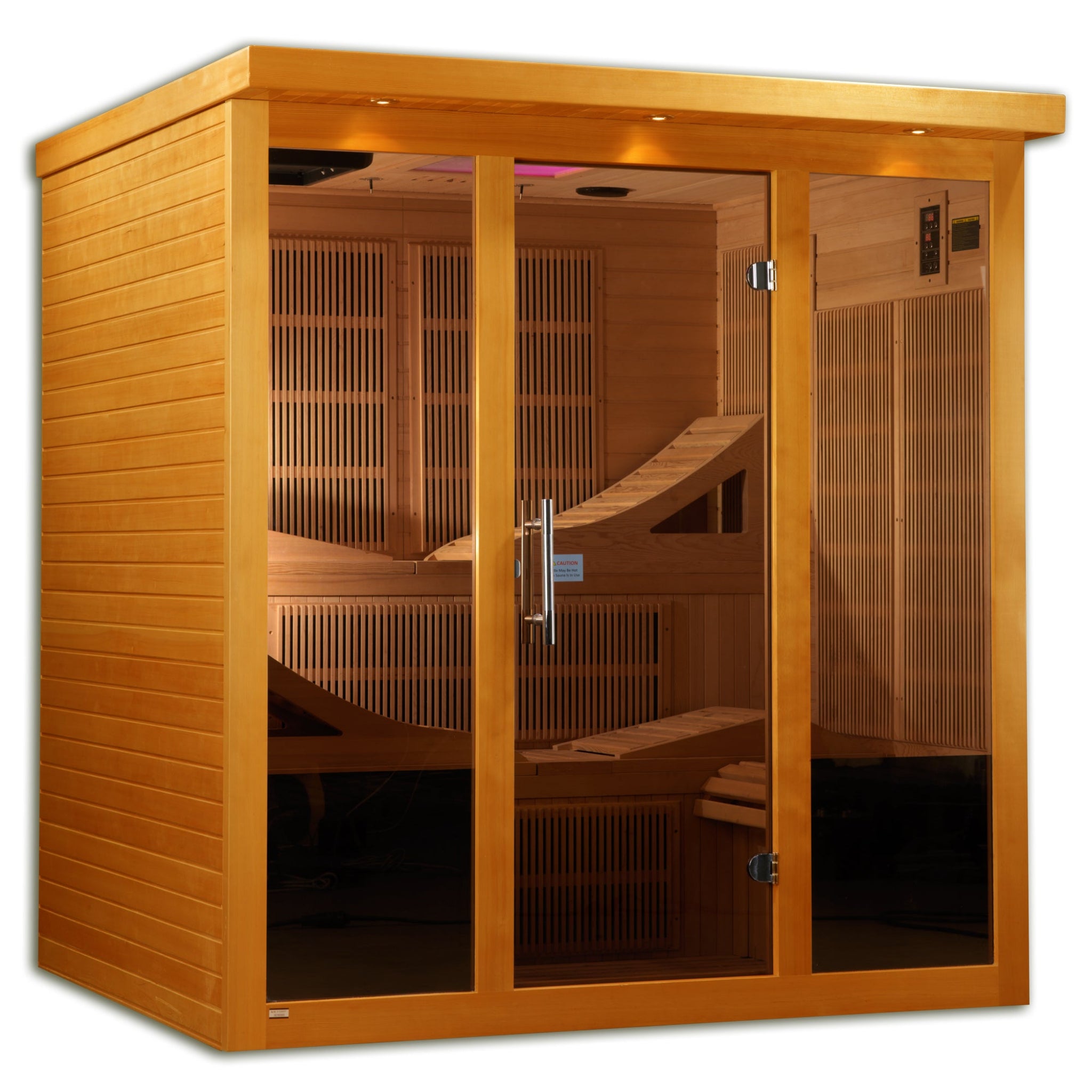 Golden Designs Monaco 6-Person Near Zero EMF Far Infrared Sauna (GDI-6996-01)
