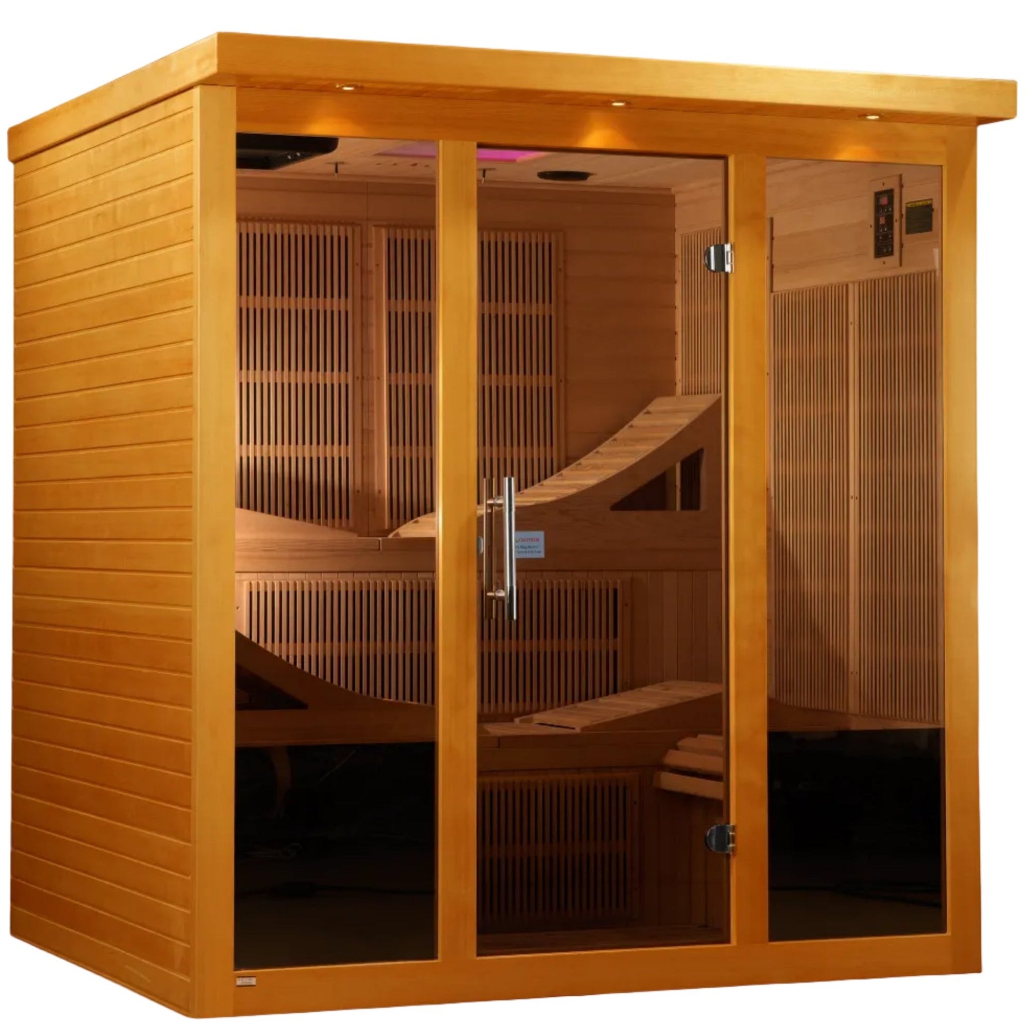 Dynamic "Monaco Elite" 6 Person Ultra Low EMF FAR Infrared Sauna – DYN-6996-01 Elite