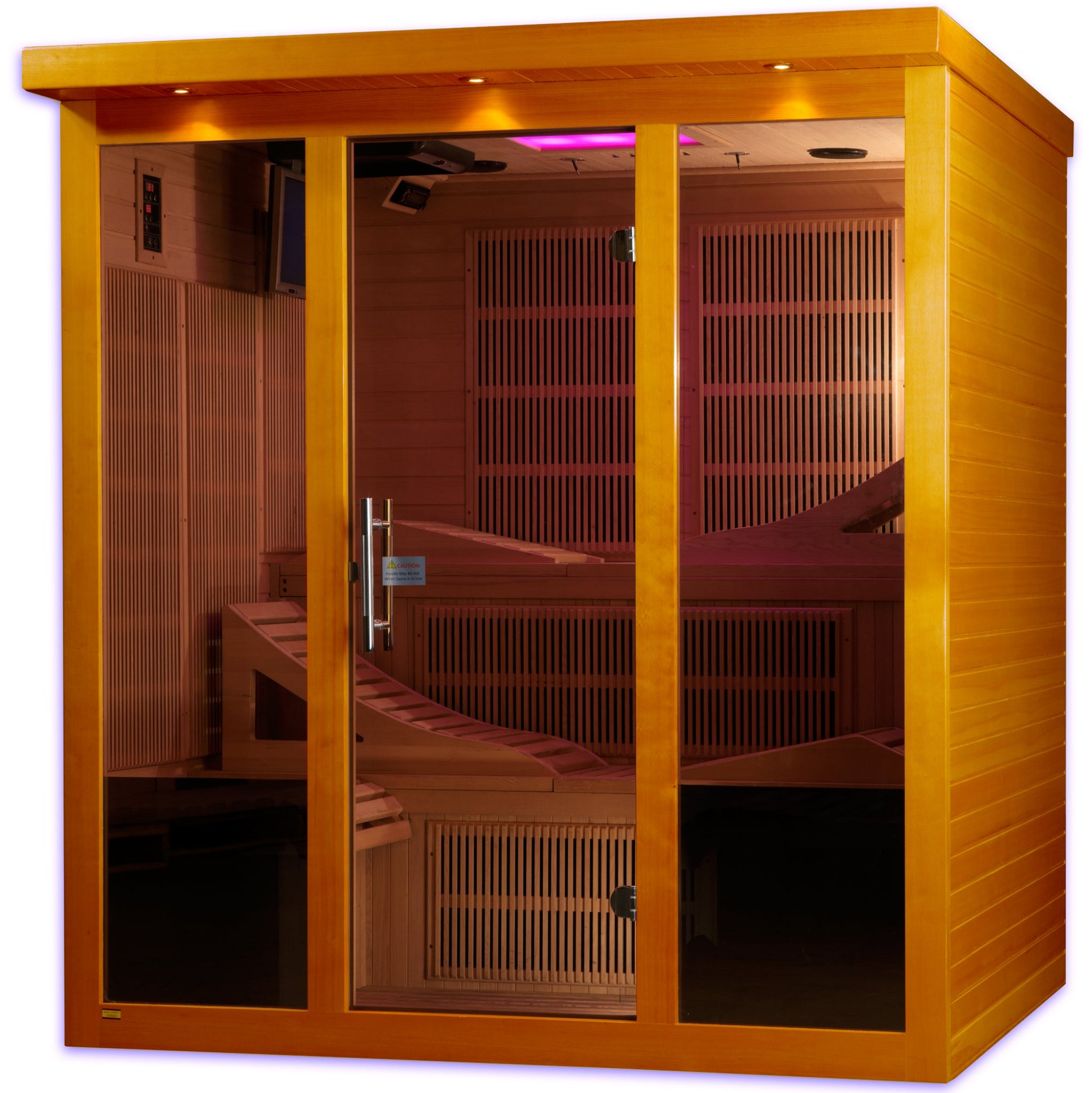 Golden Designs Monaco 6-Person Near Zero EMF Far Infrared Sauna (GDI-6996-01)