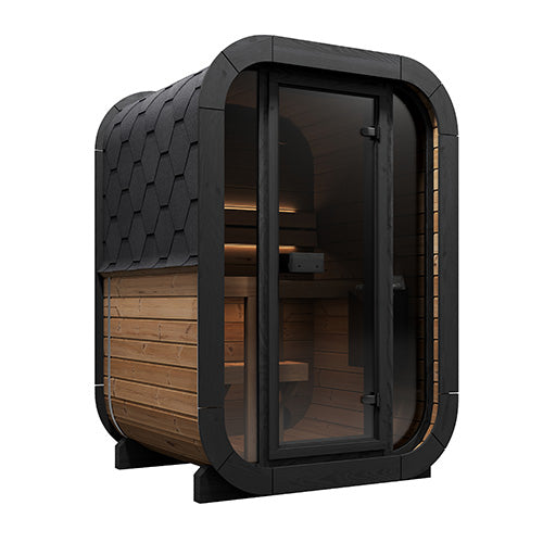 SaunaLife Model CL3G – Cube-Series Outdoor Home Sauna Kit (Up to 2 Persons)