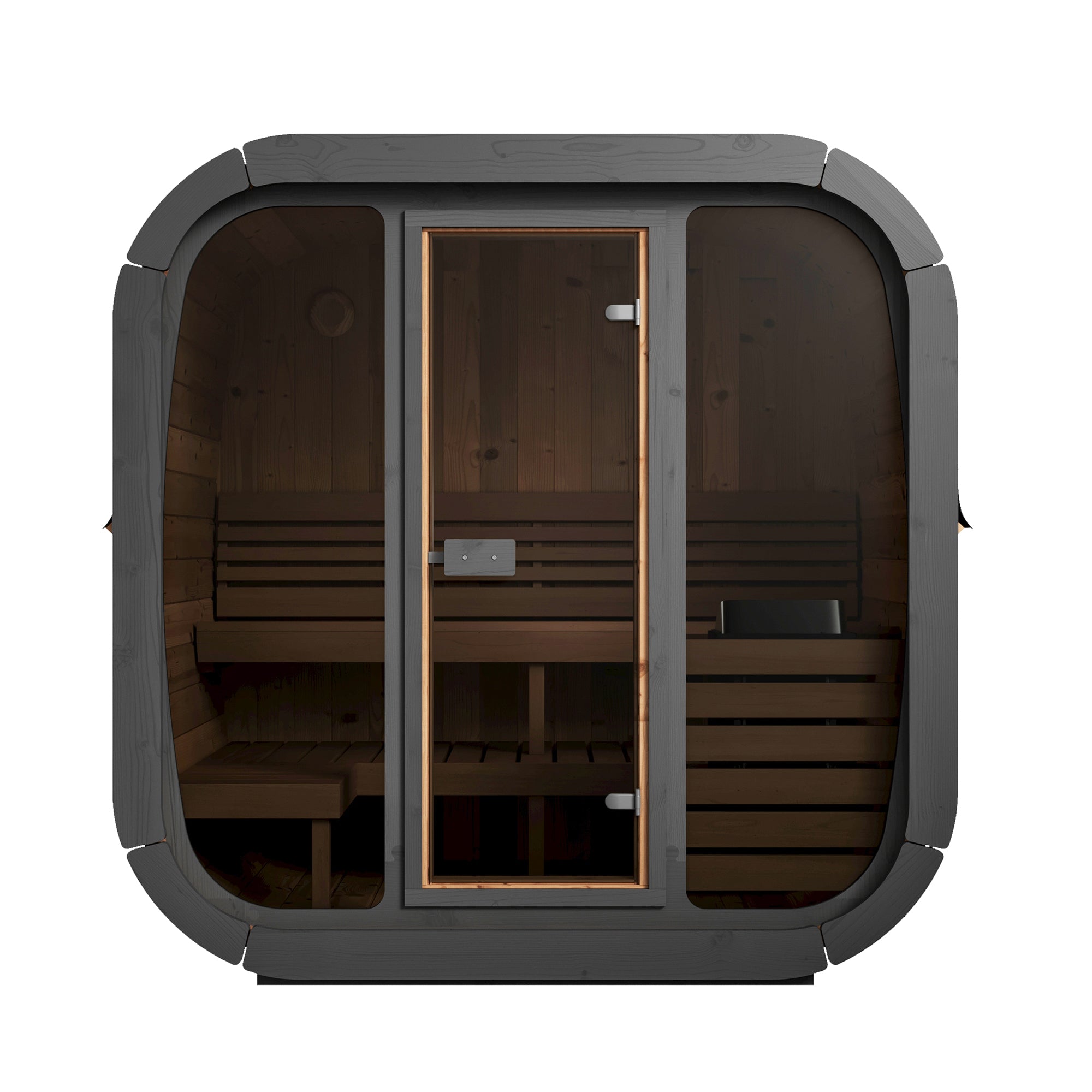 SaunaLife Model CL5G – Cube-Series Outdoor Home Sauna Kit (Up to 4 Persons)