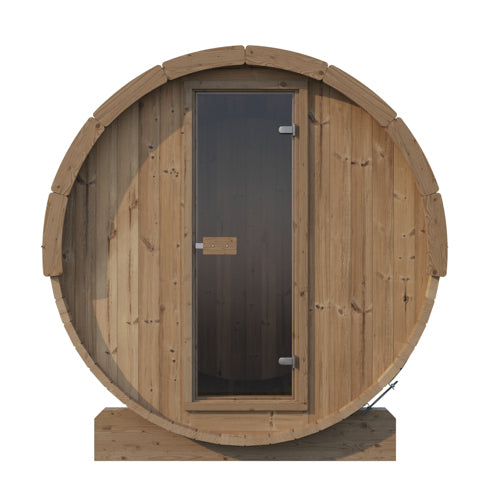 SaunaLife Model E7 – ERGO-Series Outdoor Sauna Barrel (Up to 4 Persons)