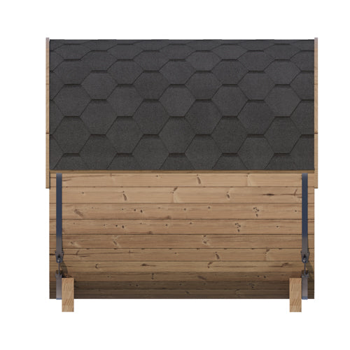SaunaLife Model E7 – ERGO-Series Outdoor Sauna Barrel (Up to 4 Persons)