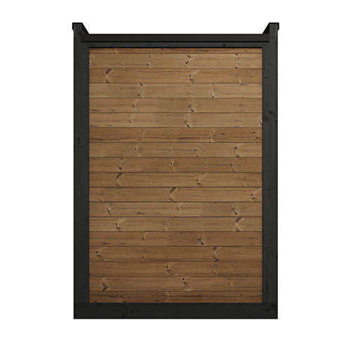 SaunaLife Model GL4 – Garden Luxury-Series Outdoor DIY Sauna Kit (Thermo-Spruce, Up to 4 Persons)