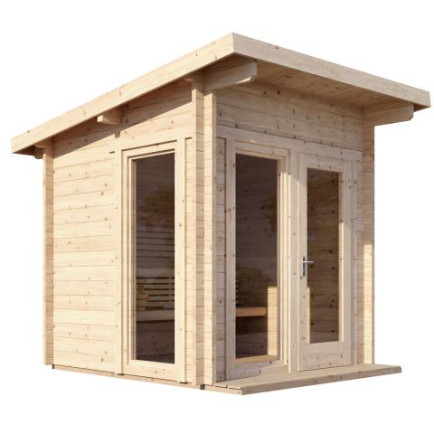 SaunaLife Model G4 – Garden-Series Outdoor Home Sauna Kit (Up to 6 Persons)