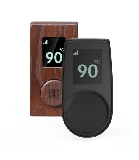 HUUM UKU Local – Black Digital Sauna Control | Time & Temperature | Black Panel