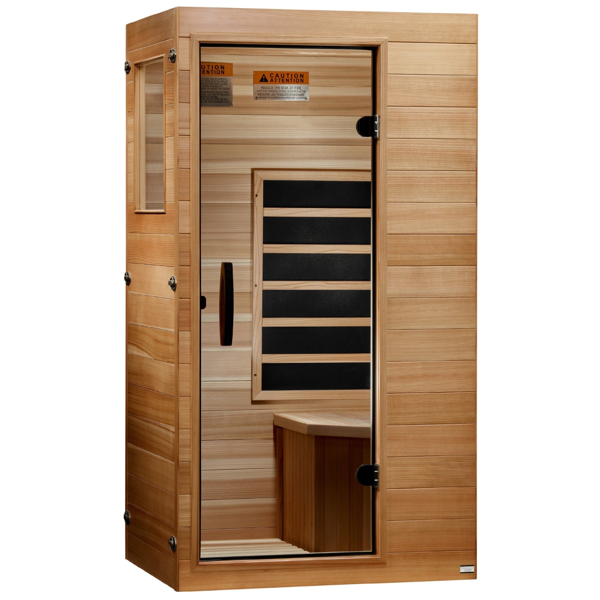 Dynamic “Sicily” 1 Person (Compact) Ultra Low EMF FAR Infrared Sauna (DYN-1101-01 Elite)