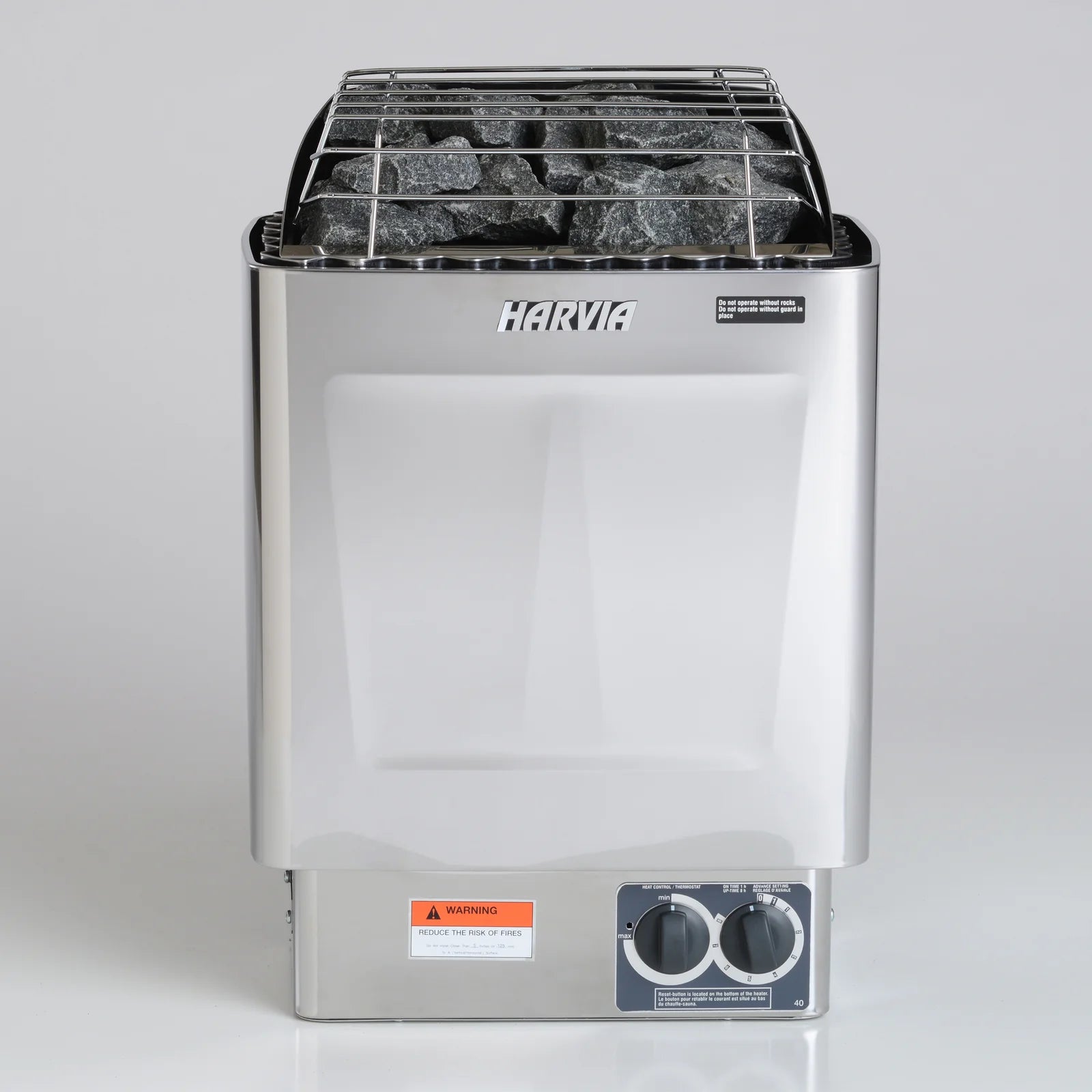 Harvia KIP80W Sauna Heater – 8kW Wall-Mounted Electric Sauna Heater with Built-In Controls (240V, 1PH)