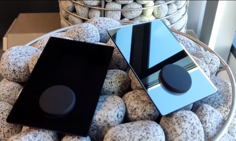 HUUM UKU Mirror Wi-Fi Sauna Control | Mirrored Glass Touch Panel