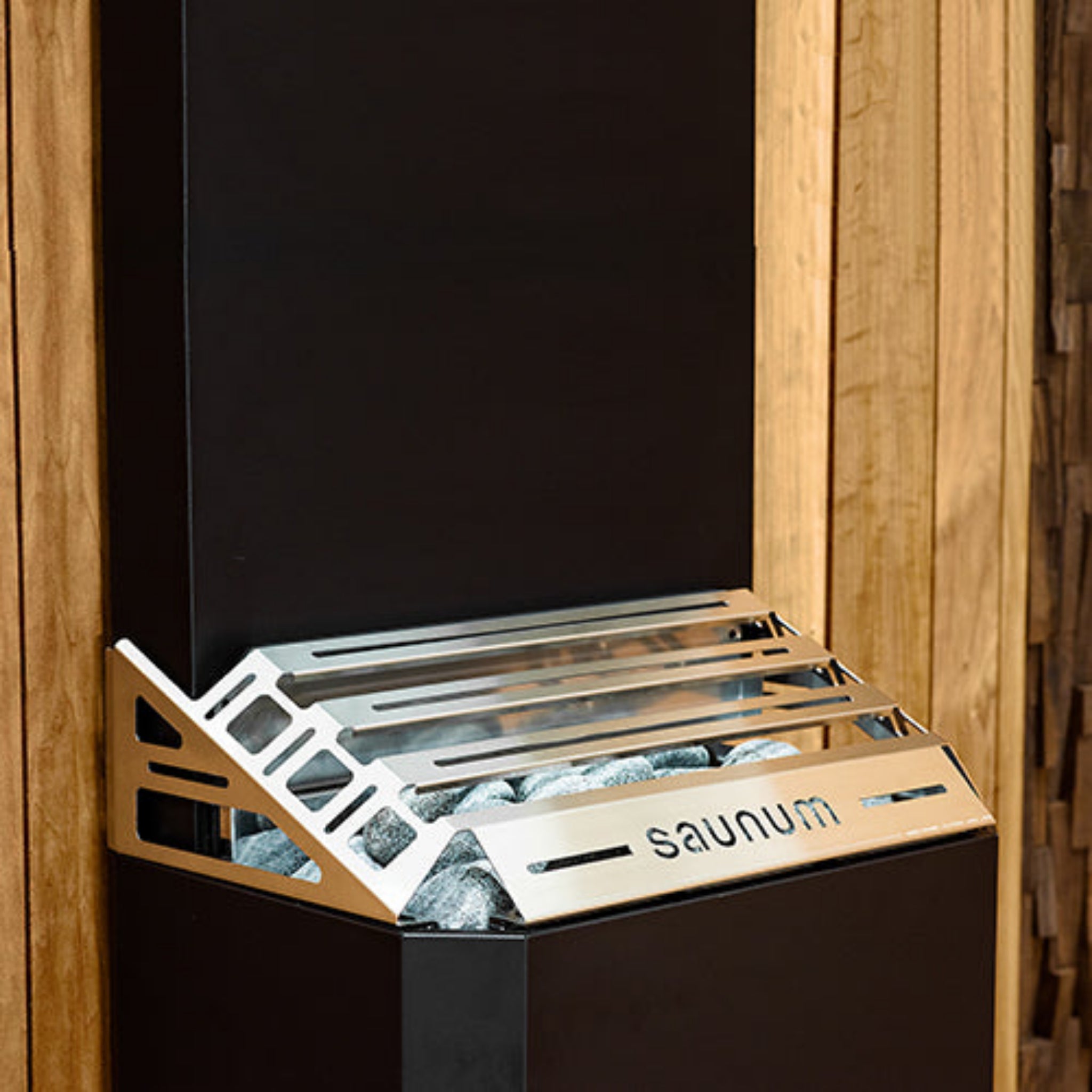 Saunum Air 7 Sauna Heater Package (7kW Complete System with Wi-Fi Control & Stones)