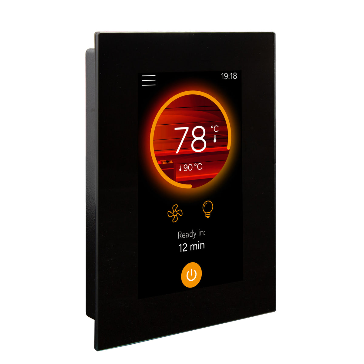 Harvia Fenix FX001XW Wi-Fi Touchscreen Control Panel — product view 2
