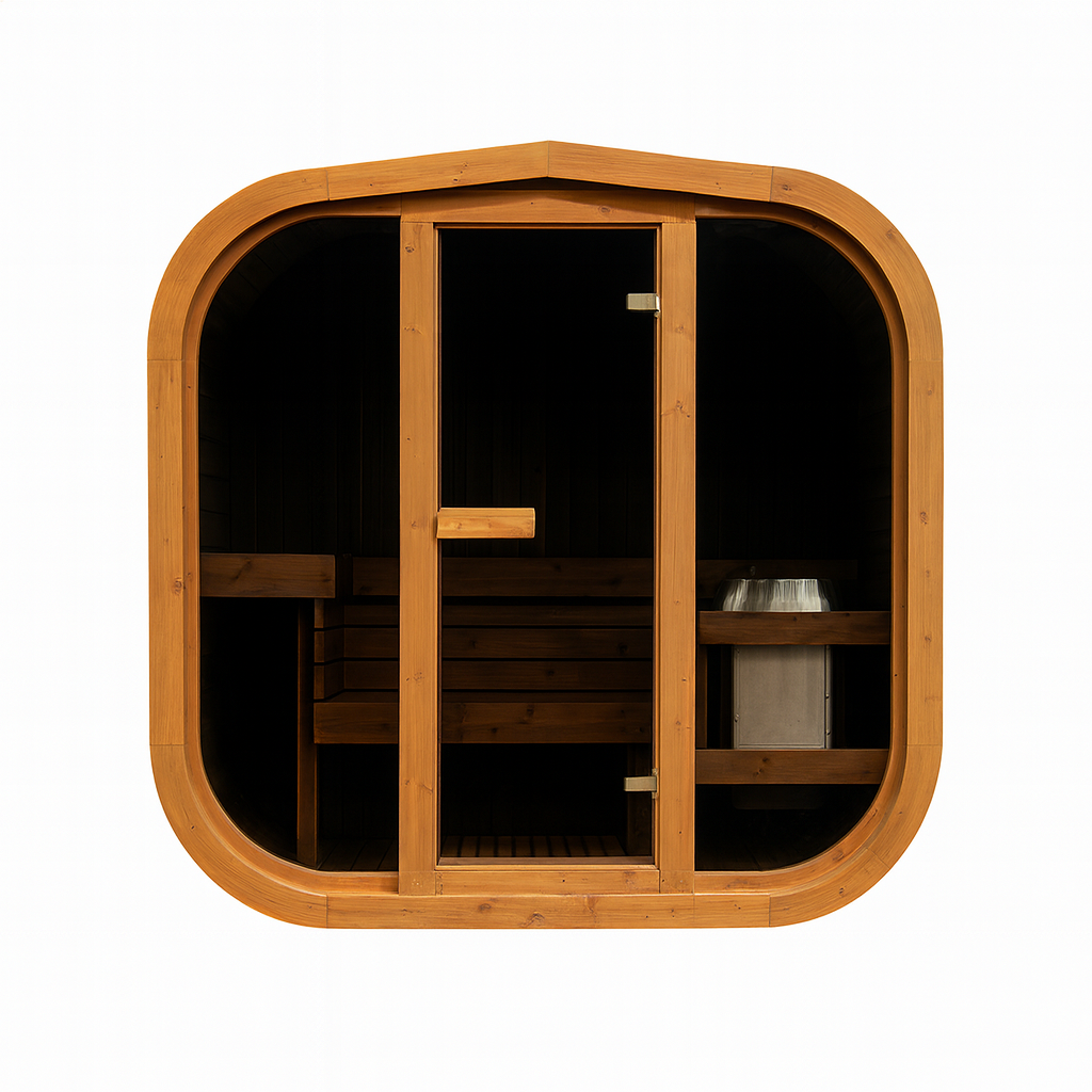 Mande Spa USA MW12 Thermowood® Outdoor Sauna (2–3 Person)