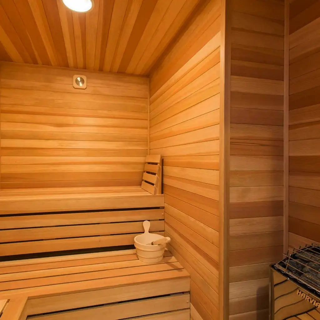 Finnish Sauna Builders Custom 4' x 5' x 8' Indoor Sauna Kit