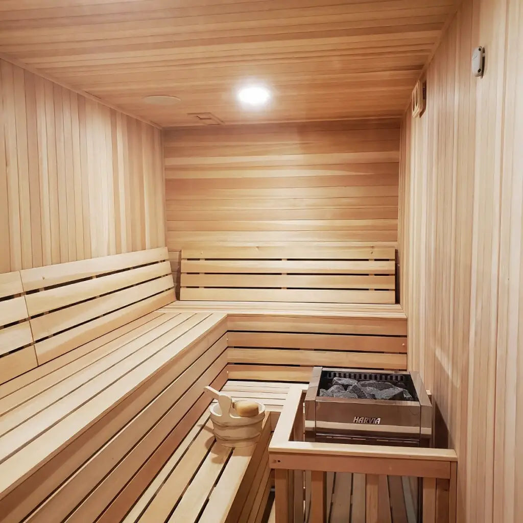 Finnish Sauna Builders Custom 5' x 5' x 8' Indoor Sauna Kit