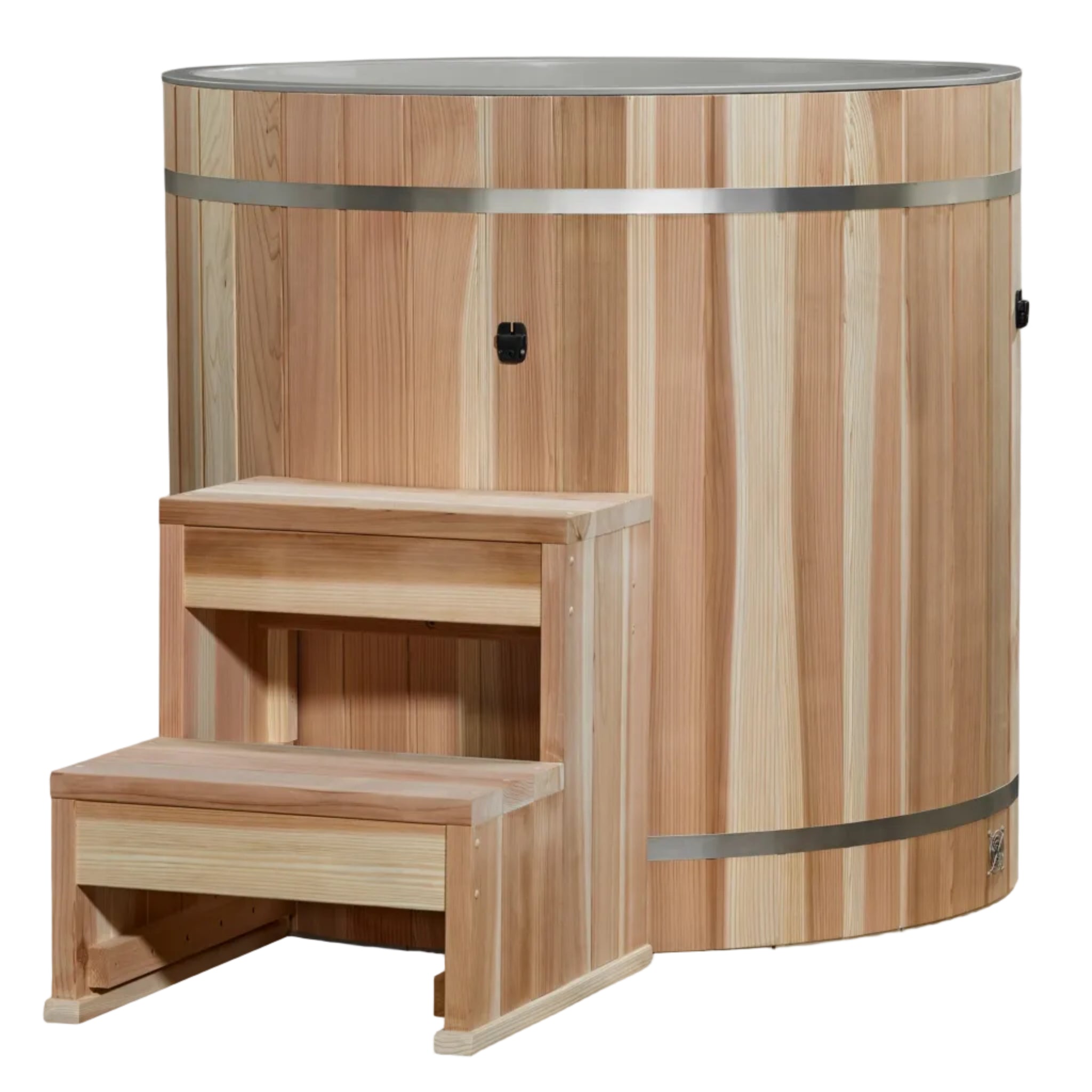 Dynamic Cold Therapy Barrel Cold Plunge | PVC Interior | Pacific Cedar Exterior