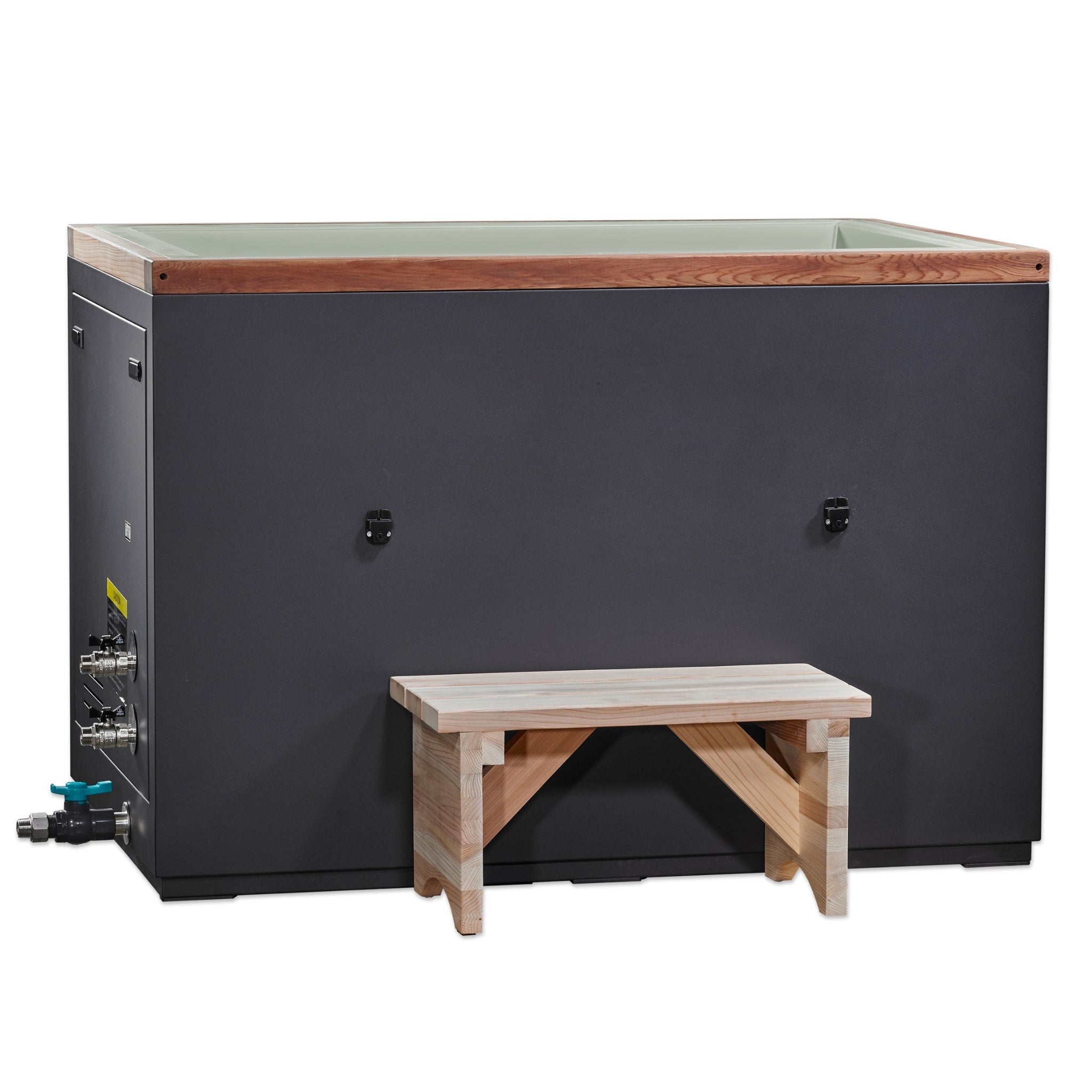 Dynamic Cold Therapy CUBOID Cold Plunge | Insulated PVC Interior | Cedar Exterior
