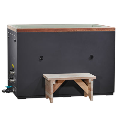 Dynamic Cold Therapy CUBOID Cold Plunge | Insulated PVC Interior | Cedar Exterior
