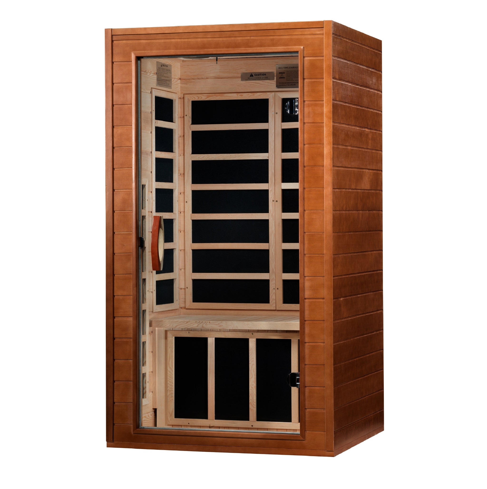 Dynamic “Avila” 1–2 Person Low EMF FAR Infrared Sauna (DYN-6103-01)