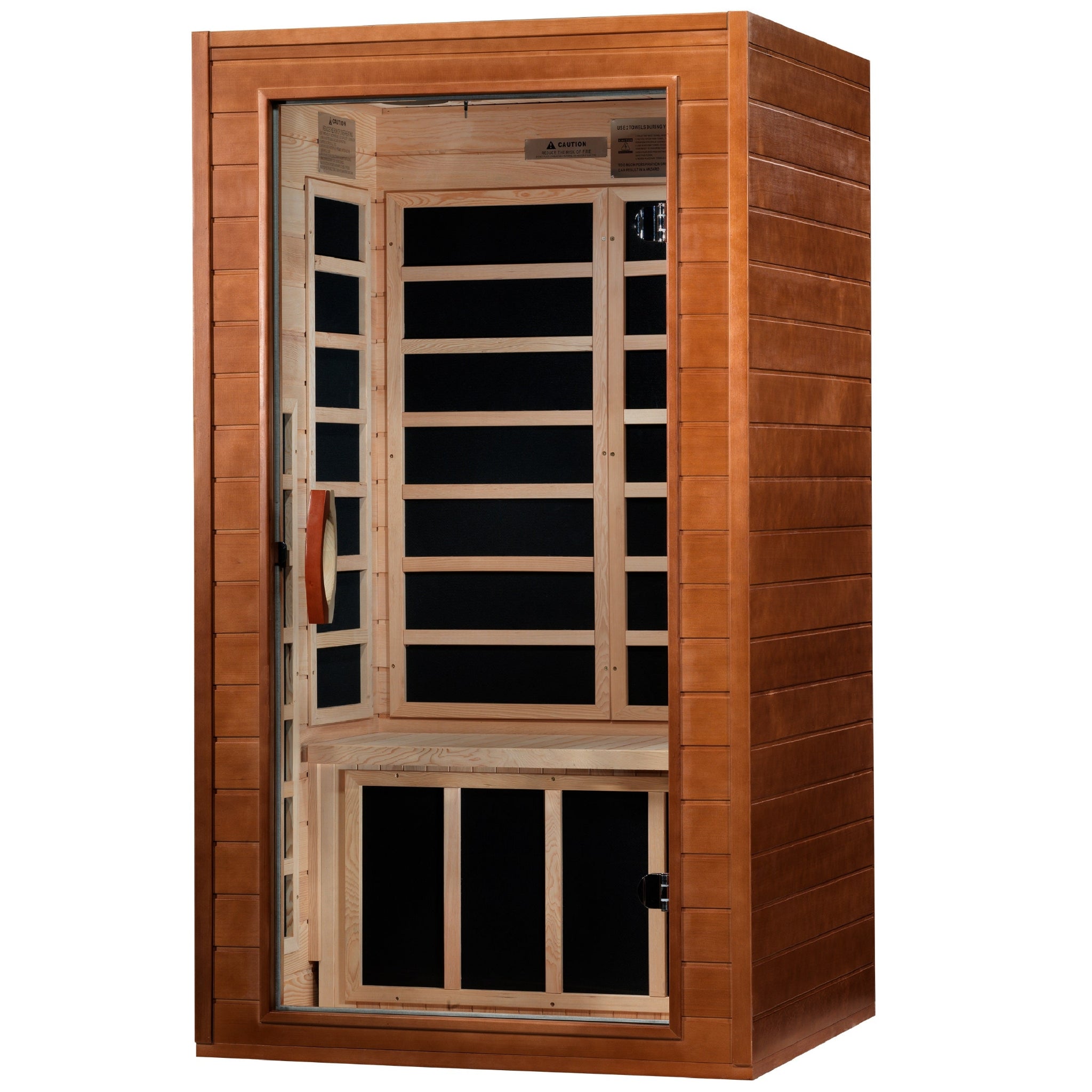 Dynamic "Avila Elite" 1-2 Person Ultra Low EMF FAR Infrared Sauna (DYN-6103-01 Elite)