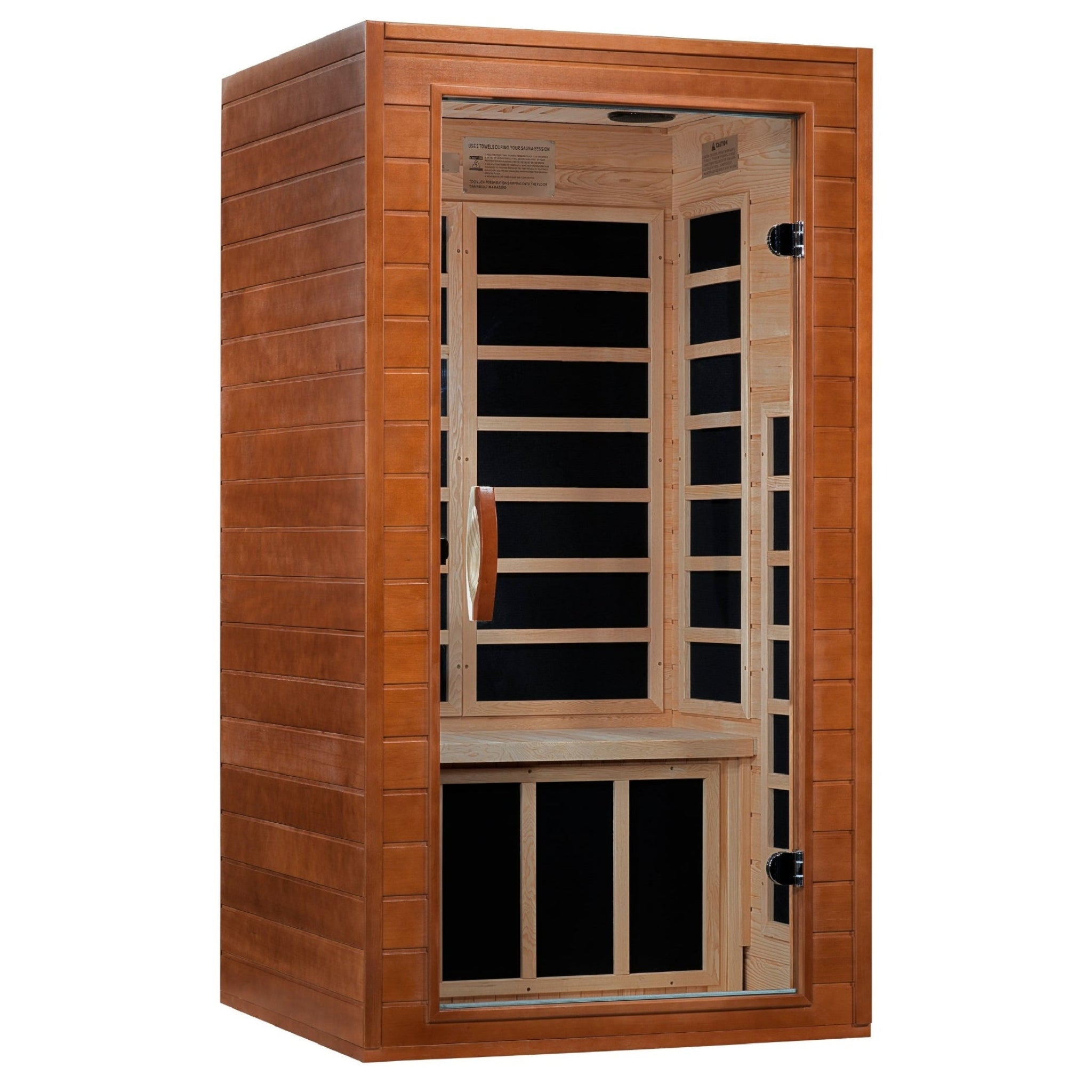 Dynamic “Avila” 1–2 Person Low EMF FAR Infrared Sauna (DYN-6103-01)