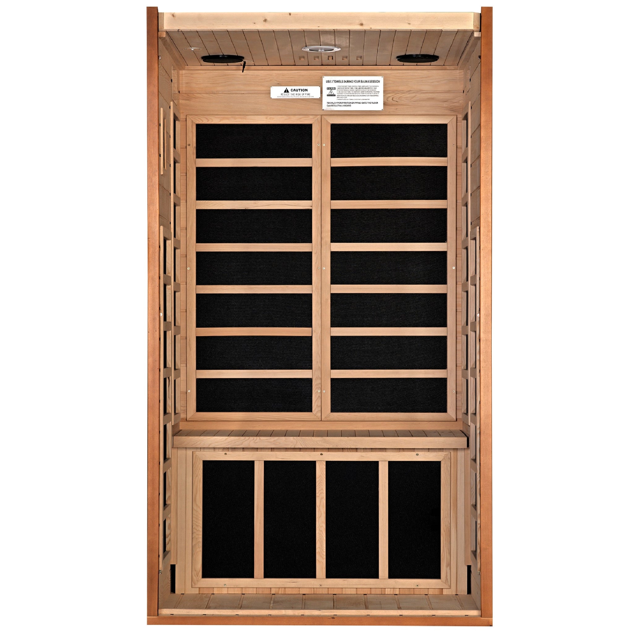 Dynamic "Avila Elite" 1-2 Person Ultra Low EMF FAR Infrared Sauna (DYN-6103-01 Elite)