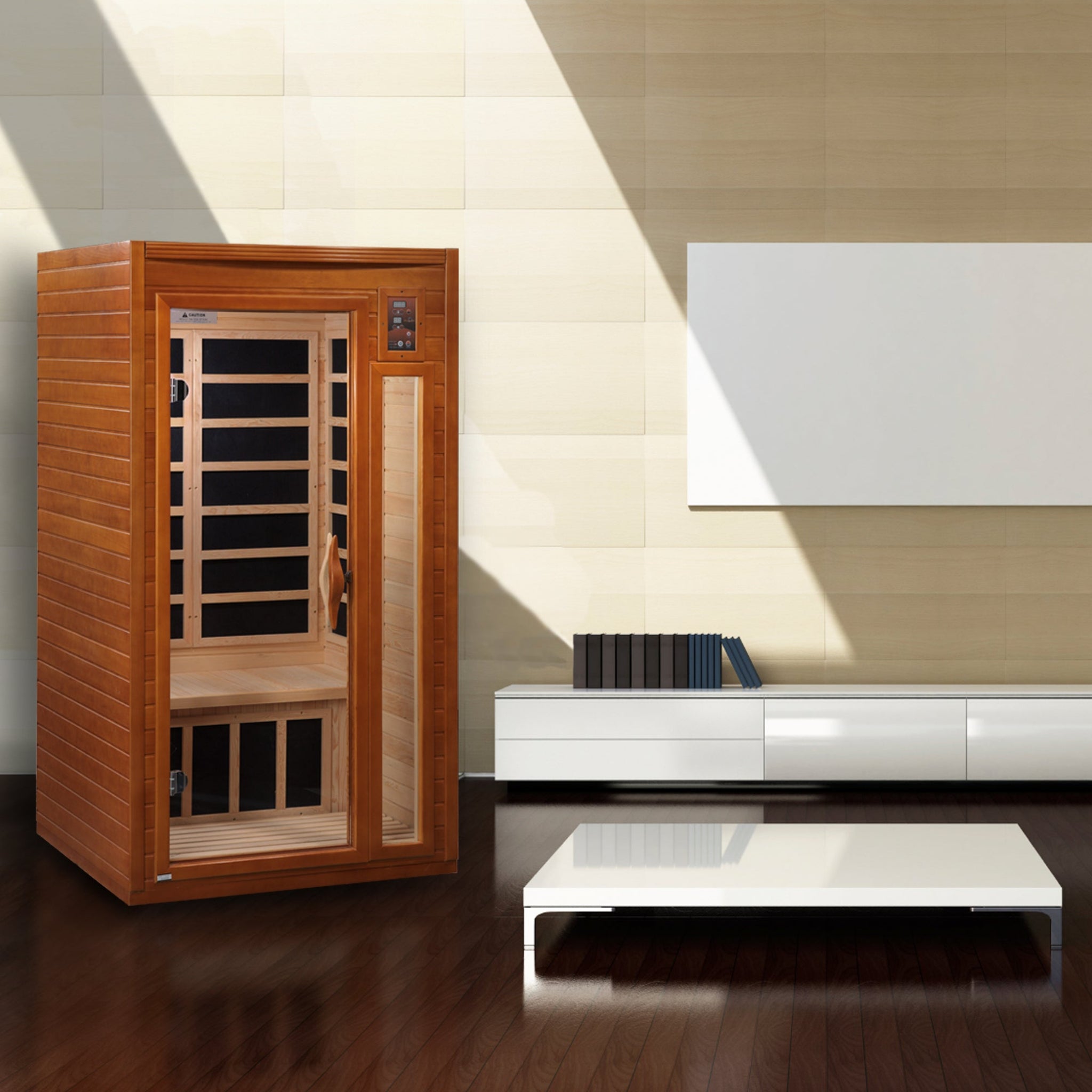 Dynamic "Barcelona Elite" 1-2 Person Ultra Low EMF FAR Infrared Sauna (DYN-6106-01 Elite)