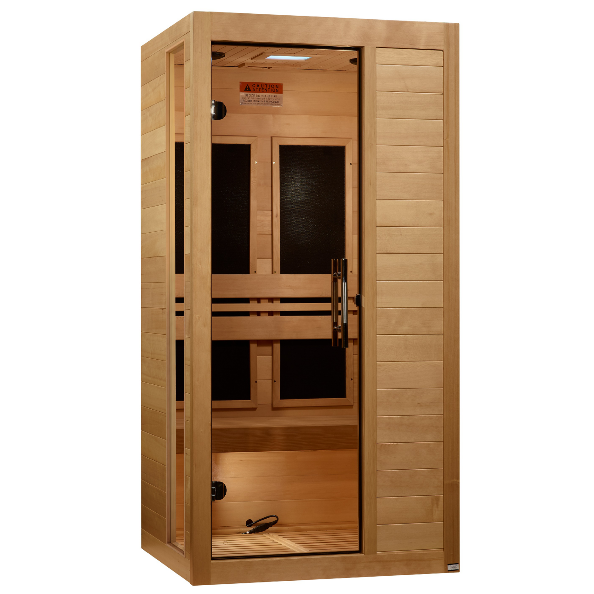 Dynamic “Veneto” 1–2 Person Low EMF FAR Infrared Sauna (DYN-6115-05)