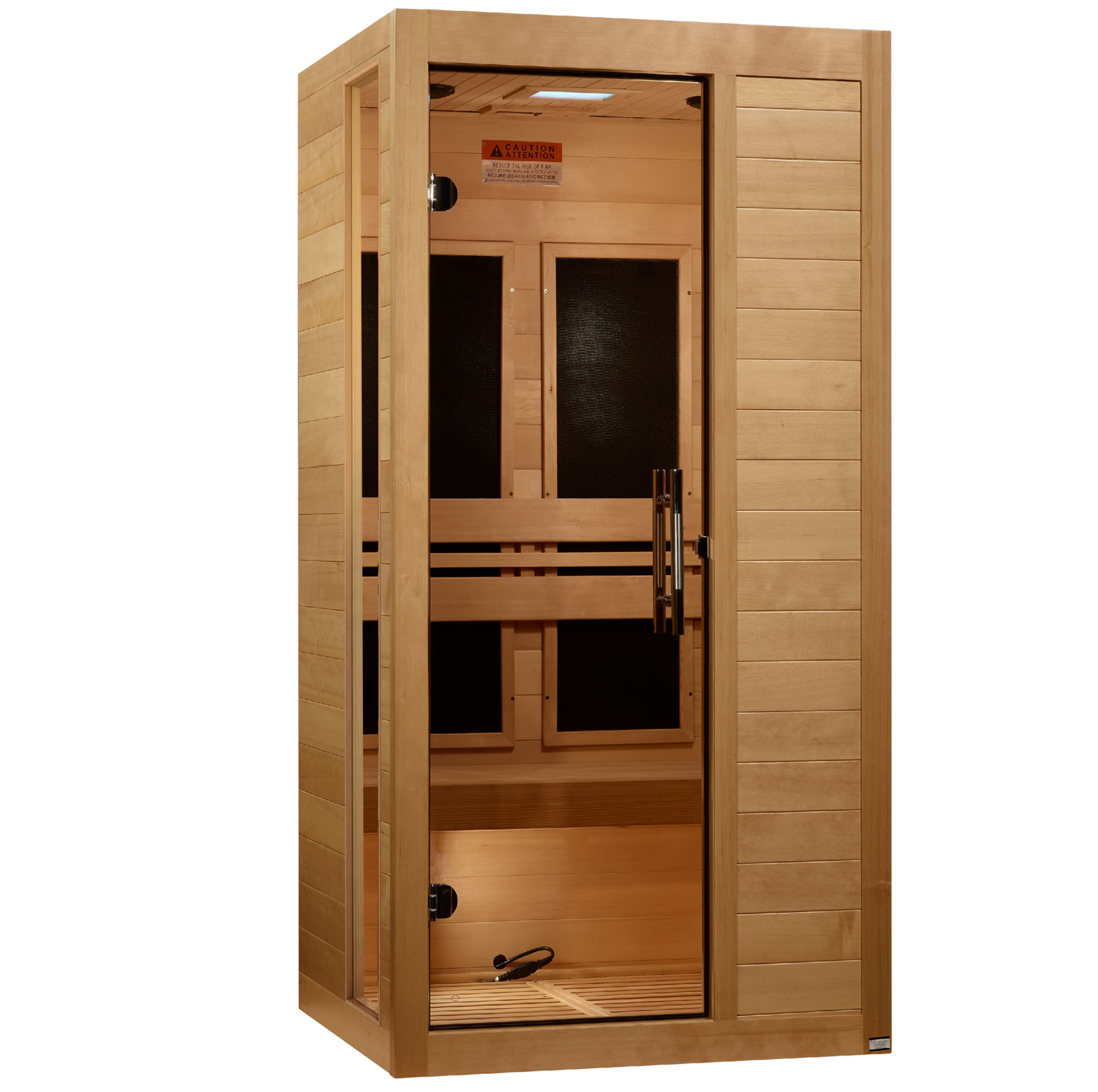 Dynamic "Veneto Elite" 1-2 Person Ultra Low EMF FAR Infrared Sauna (DYN-6115-05 Elite)
