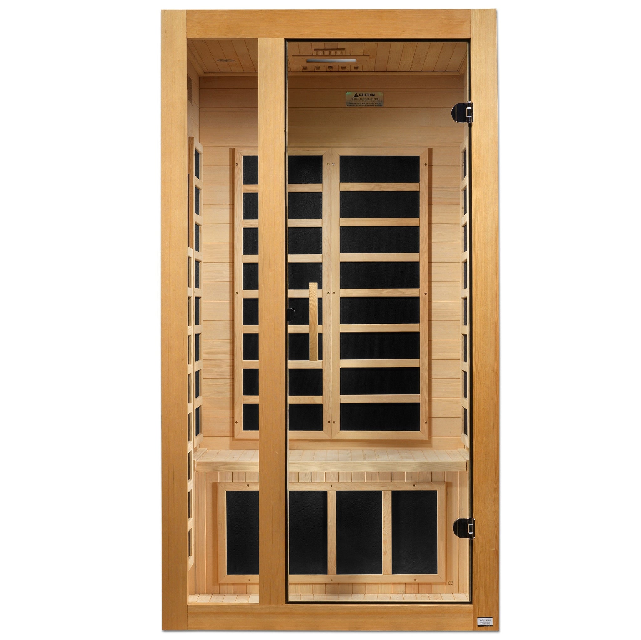 Dynamic "Gracia Elite" 1-2 Person Ultra Low EMF FAR Infrared Sauna (DYN-6119-01 Elite)