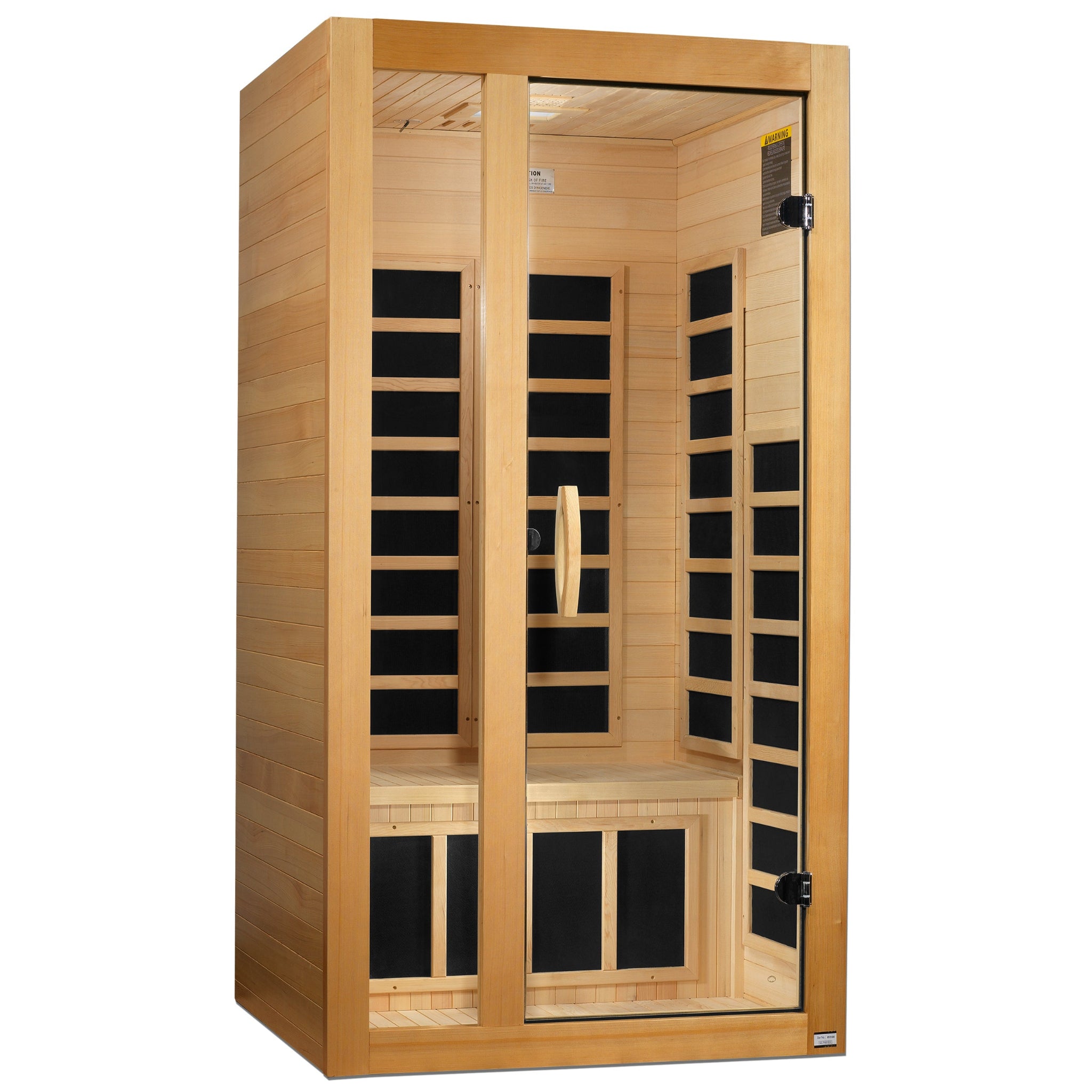 Dynamic “Gracia” 1–2 Person Low EMF FAR Infrared Sauna (DYN-6119-01)