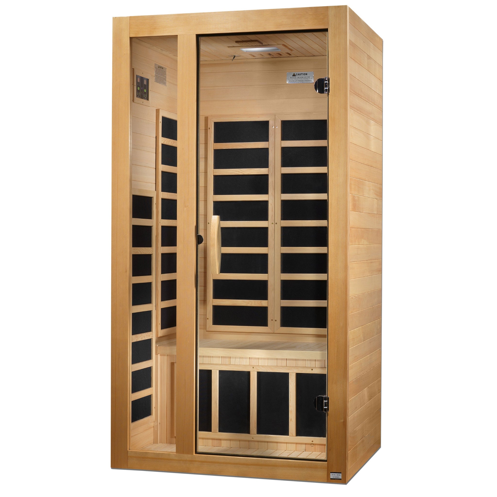 Dynamic “Gracia” 1–2 Person Low EMF FAR Infrared Sauna (DYN-6119-01)