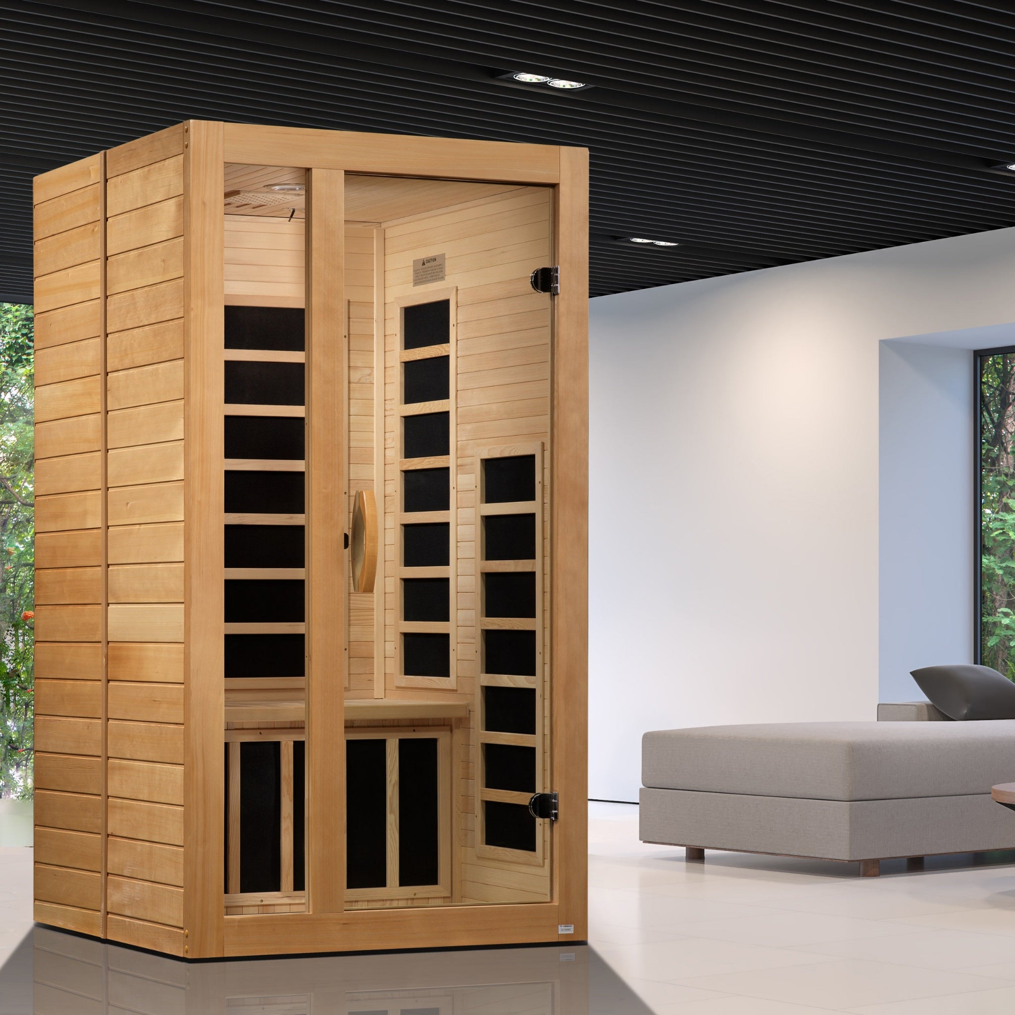 Dynamic "Gracia Elite" 1-2 Person Ultra Low EMF FAR Infrared Sauna (DYN-6119-01 Elite)