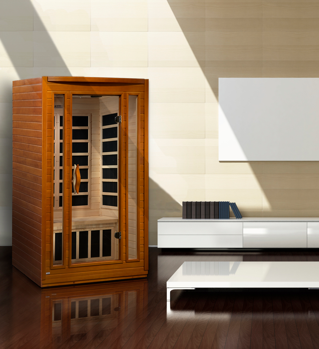 Dynamic “San Marino” 2 Person Low EMF FAR Infrared Sauna (DYN-6206-01)
